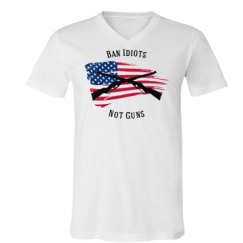 Unisex V-Neck Jersey Tee