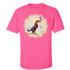 Unisex Ultra Cotton Safety Neon Crewneck Tee