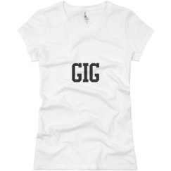 Ladies Slim Fit Basic Promo Jersey Tee