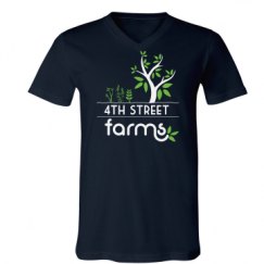 Unisex V-Neck Jersey Tee