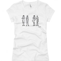 Ladies Slim Fit Basic Promo Jersey Tee