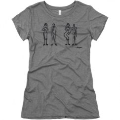 Ladies Slim Fit Super Soft Triblend Tee