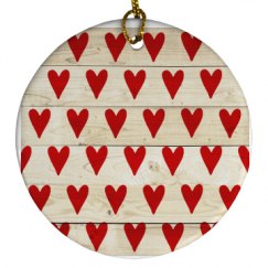 Porcelain Circle Ornament