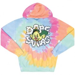 Unisex Tie-Dye Fleece Hoodie