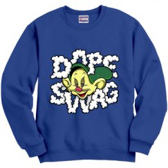 Unisex Film and Foil Crewneck Sweatshirt