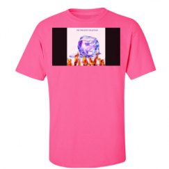 Unisex Ultra Cotton Safety Neon Crewneck Tee