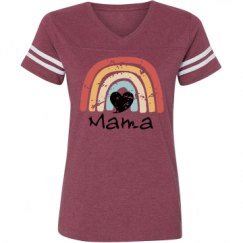 Ladies Relaxed Fit Vintage Sports Tee