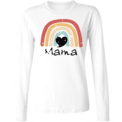 Ladies Relaxed Fit Basic Long Sleeve Tee