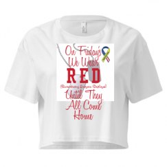 Ladies Festival Cali Crop Top Tee