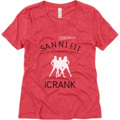 Ladies Relaxed Fit Super Soft Triblend V-Neck Tee