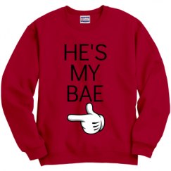 Unisex Film and Foil Crewneck Sweatshirt