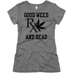 Ladies Slim Fit Super Soft Triblend Tee