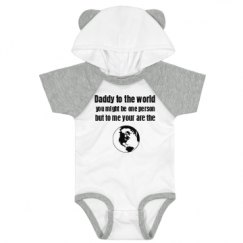 Infant Hooded Raglan Bodysuit with Ears