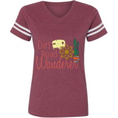 Ladies Relaxed Fit Vintage Sports Tee