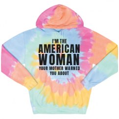 Unisex Tie-Dye Fleece Hoodie
