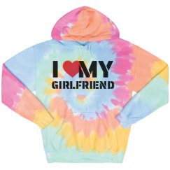Unisex Tie-Dye Fleece Hoodie