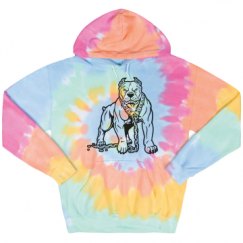 Unisex Tie-Dye Fleece Hoodie