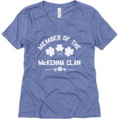 Ladies Relaxed Fit Super Soft Triblend V-Neck Tee