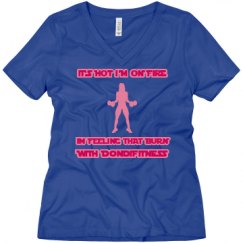 Ladies Relaxed Fit V-Neck Tee