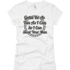 Ladies Slim Fit Basic Promo Jersey Tee