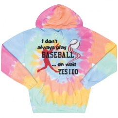Unisex Tie-Dye Fleece Hoodie