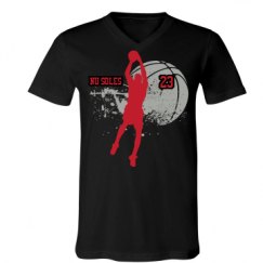 Unisex V-Neck Jersey Tee