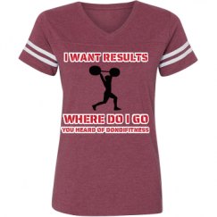 Ladies Relaxed Fit Vintage Sports Tee