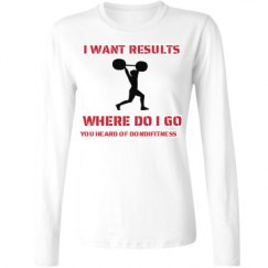 Ladies Relaxed Fit Basic Long Sleeve Tee