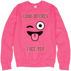 Unisex Neon Crewneck Sweatshirt