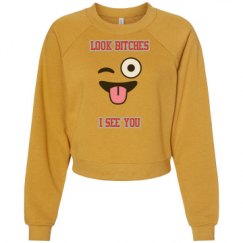 Women's Raglan Pullover Fleece