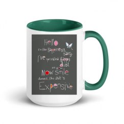 15oz Ceramic Mug with Color Inside