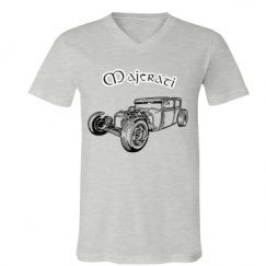 Unisex V-Neck Jersey Tee