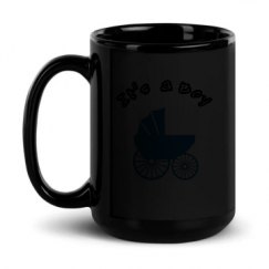 15oz Black Glossy Mug