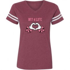 Ladies Relaxed Fit Vintage Sports Tee