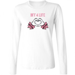 Ladies Relaxed Fit Basic Long Sleeve Tee