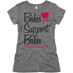 Ladies Slim Fit Super Soft Triblend Tee