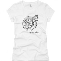Ladies Slim Fit Basic Promo Jersey Tee