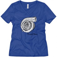 Ladies Relaxed Fit V-Neck Tee