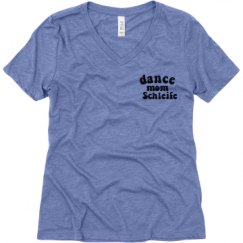 Ladies Relaxed Fit Super Soft Triblend V-Neck Tee