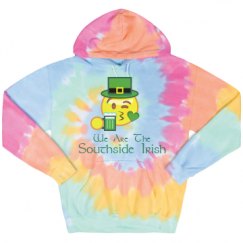 Unisex Tie-Dye Fleece Hoodie
