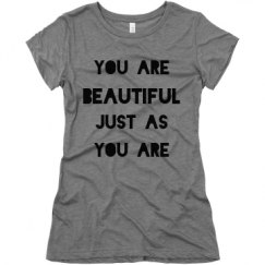 Ladies Slim Fit Super Soft Triblend Tee