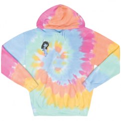 Unisex Tie-Dye Fleece Hoodie