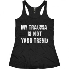 Ladies Slim Fit Super Soft Racerback Triblend Tank