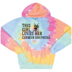 Unisex Tie-Dye Fleece Hoodie