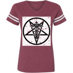 Ladies Relaxed Fit Vintage Sports Tee