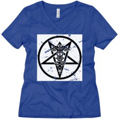 Ladies Relaxed Fit V-Neck Tee