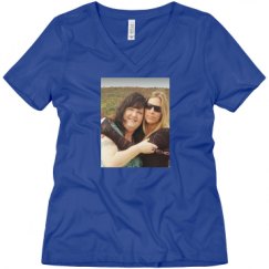 Ladies Relaxed Fit V-Neck Tee