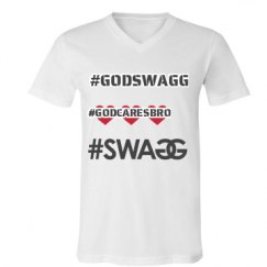 Unisex V-Neck Jersey Tee