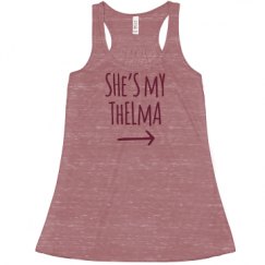 Ladies Flowy Racerback Tank