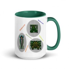 15oz Ceramic Mug with Color Inside